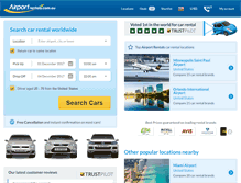 Tablet Screenshot of airportrentals.com.au